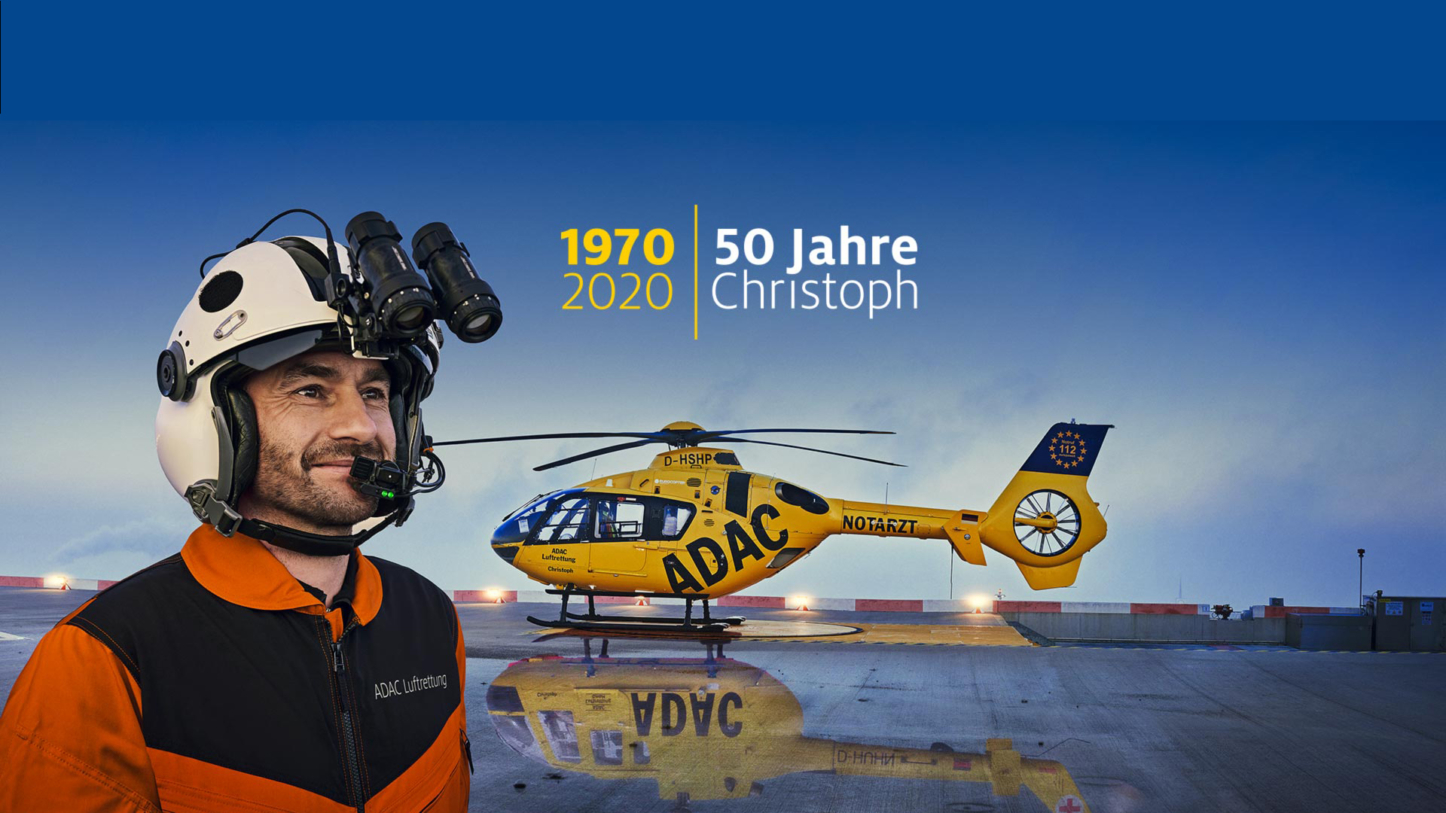 50 Jahre Luftrettung - 50 Jahre Christoph - ADAC Luftrettung