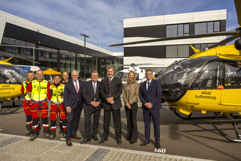 55 Jahre „Christoph“ und Eröffnung von neuem ADAC Luftrettung Campus